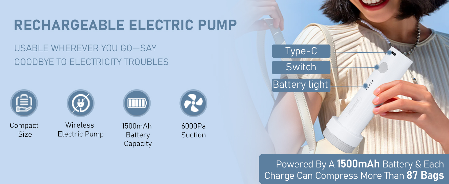 Travel Vacuum Bags With Pump