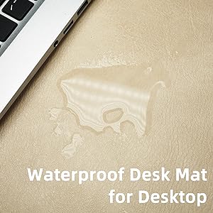 white desk mat