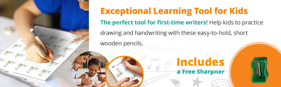 exceptional learning tool for kids, the perfect pencil for first time writers