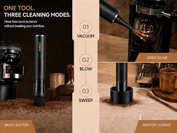 ONE TOOL THREE CLEANING MODES