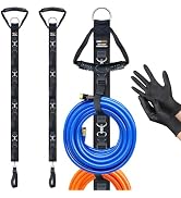 Extension Cord Organizer with 5 Detachable straps, 2 PCS Extension Cord Holder, Garage Garden Sto...