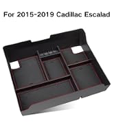 RED WOLF Car Armrest Center Console Organizer Storage Box Container Tray Glove Box Holder for Cad...