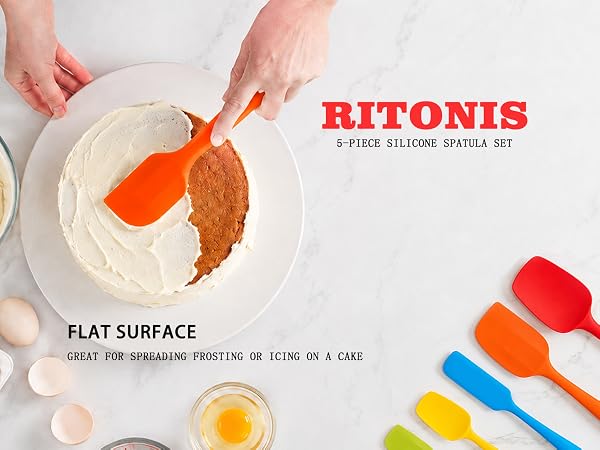 FLAT SURFACE GREAT FOR SPREADING FROSTING OR ICING ON A CAKE