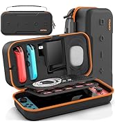 Switch OLED Carrying Case Compatible with Nintendo Switch & OLED, Portable Switch Travel Carry Ca...
