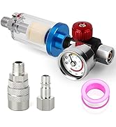 MEANLIN MEASURE Air Compressor Moisture Filter,Airbrush Filter Moisture Separator, 1/4