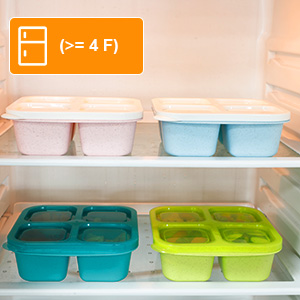 Microwave & Freezer Safe Snack Containers