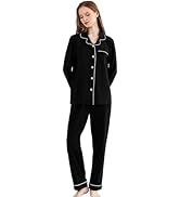 RONGTAI Womens Pajama Sets Cotton Comfy Cool Feeling Pajama Set Long Sleeve Sleepwear 2 Pcs Pjs N...
