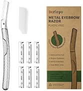 Dermaplaning Tool for Face, Eyebrow Razor, Eyebrow Shaping, Eyebrow Hair Trimmer and Shaver with ...