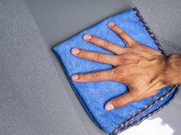 Professional grade microfiber towels for garage detailing setups