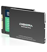 DIGIERA CAS100 128GB SATA III SSD, 2.5" Internal Solid State 510MB/s Read 500MS/s Write, Internal...
