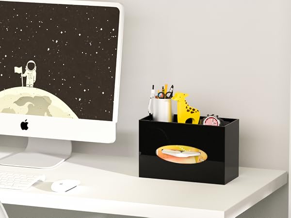 acrylic tissue box holder