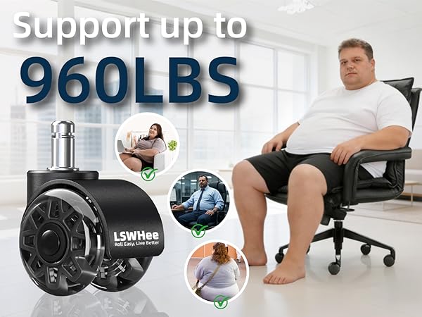 Support up to 960LBS