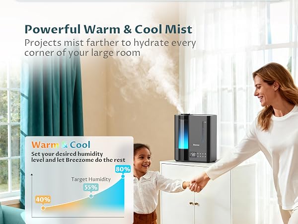 Humidifier for Bedroom Large Room