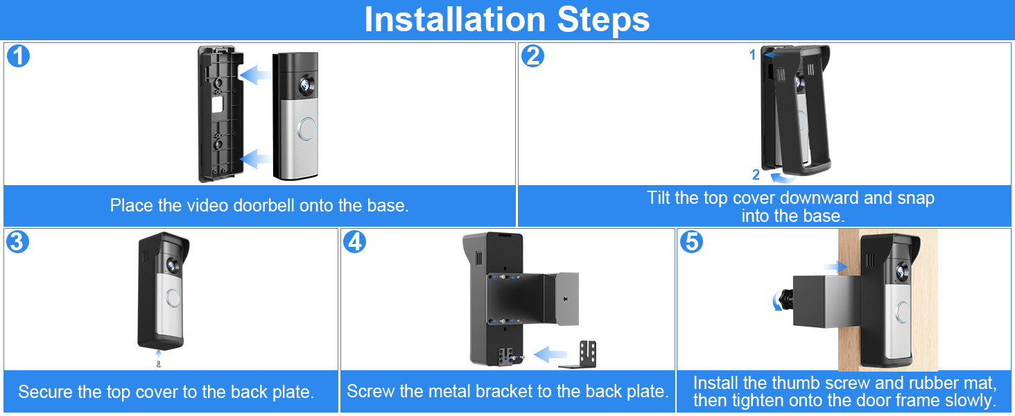 ring battery doorbell mount anti theft doorbell mount ring doorbell mount no drill adjustable