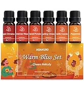 ASAKUKI Essential Oils for Diffusers for Home, Fragrance Oil for Candle Making, Peppermint, Vanil...