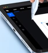 BCAVME Stylus Pen for iPad 2018-2024, Fast Charge, Tilt Sensitivity, Palm Rejection Pencil for Ap...