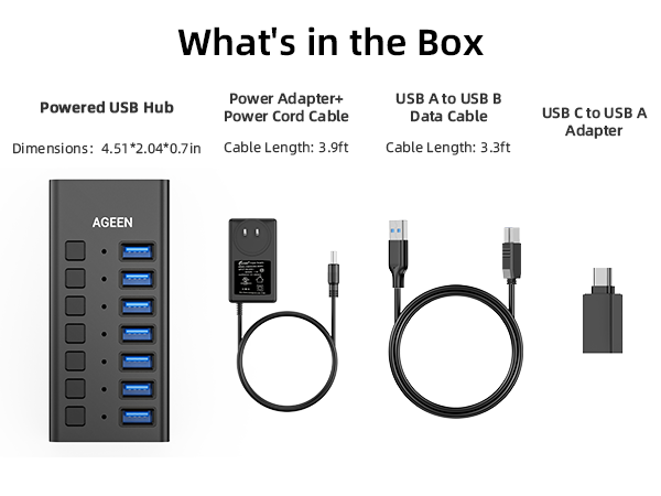 7 Ports USB Hub