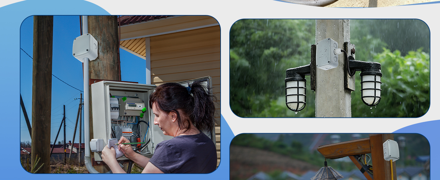 Water Resistant Dustproof ABS Plastic Project Enclosure