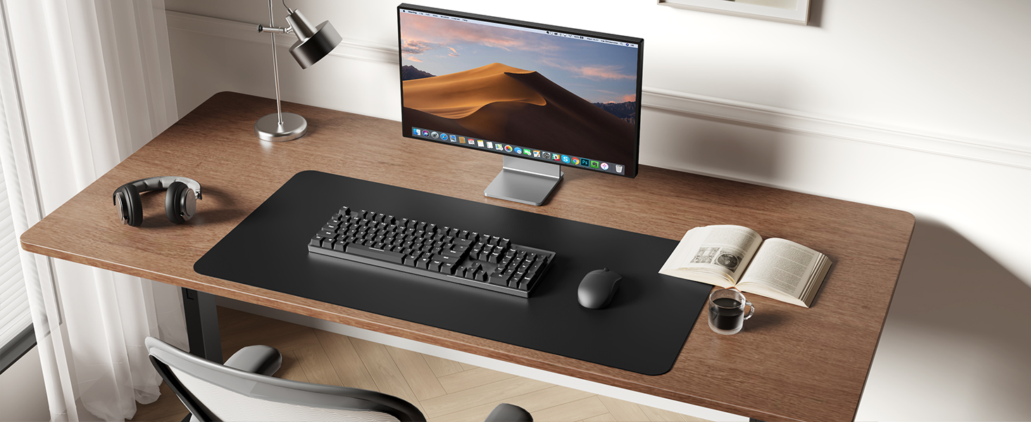 black desk mat
