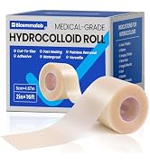Hydrocolloid Roll Large Adhesive Bandages Medical Grade Tape Wound Care Dressing, Cut-to-Size Wat...