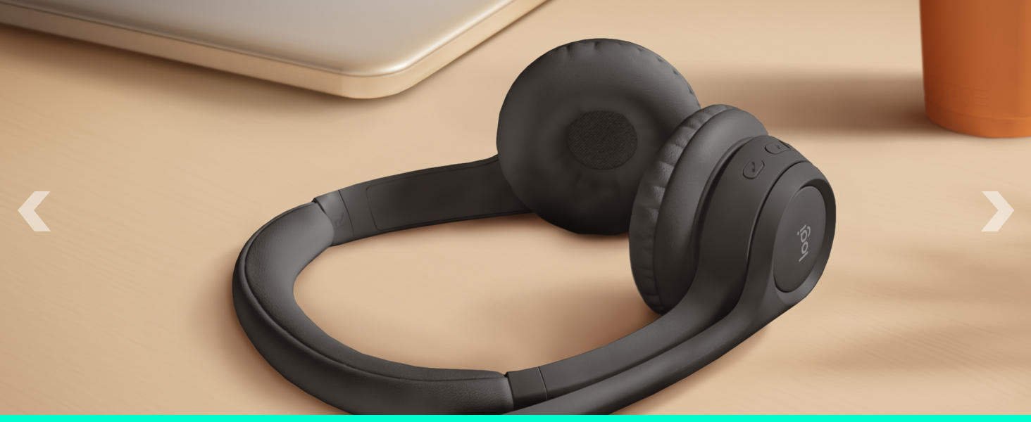 Logitech Zone 300 Wireless Bluetooth Headset With Noise-Canceling Microphone