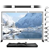 Qoolfoto 10 x 8FT Backdrop Banner Stand, Heavy Duty Adjustable Photo Background Support Frame Kit...