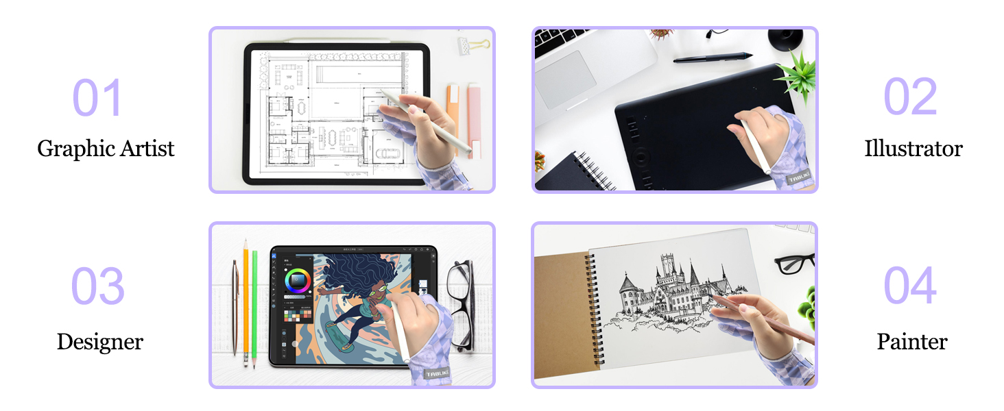 3 layer artist glove