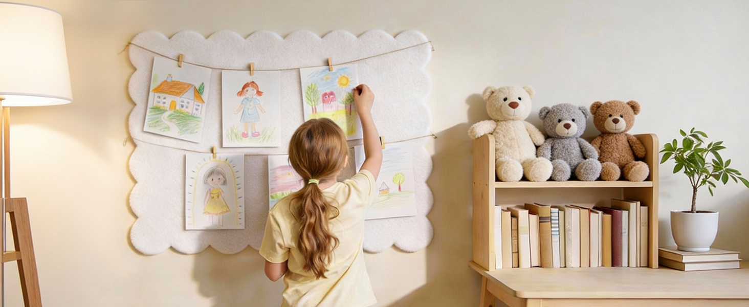 Scalloped Bulletin Board