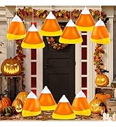 Arosche Halloween Inflatable Outdoor Decorations Candy Corn Blow Ups Decorations Set of 10 PVC Co...