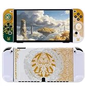 Tscope Protective Case Compatible with Nintendo Switch OLED, Hard Shell Dockable Cover, Anti-Scra...