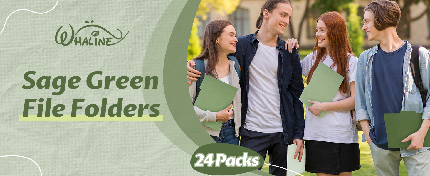 age Green File Folders