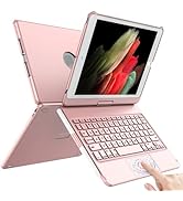 Touchpad Keyboard Case for iPad 10.2 9th/8th/7th Gen, Keyboard Case for iPad 9th Generation/8th/7...