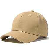 Doitory Baseball Cap Cotton Baseball Hat for Men & Women, Adjustable Low Profile Unisex Ball Cap,...
