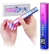 SAVILAND U V Light for Nails – Handheld UV Lamp for Gel Nails LED Nail Flash Cure Lamp Portable M...