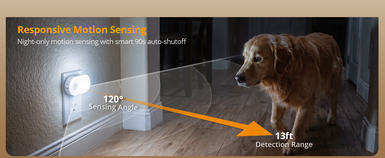 Motion-Sensing Night Light for Pets and Midnight Navigation