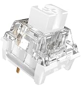 ZhouWang White Shark Mechanical Keyboard Switches, Dustproof and Waterproof, Crisp clicking Sound...