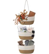 Wall Mounted Woven Hanging Basket