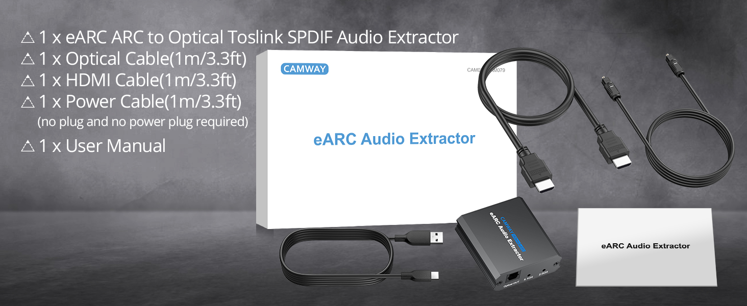 eARC ARC to Optical Audio Extractor