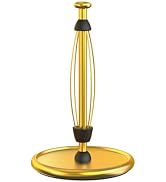 VEHHE Gold Paper Towel Holder Countertop with Weighted Base, One-Handed Tear Kitchen Towel Holder...