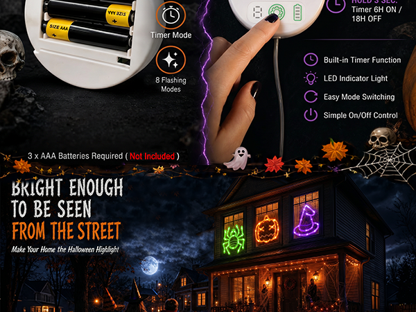 Halloween Window Lights