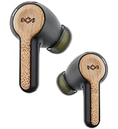 House of Marley Rebel True Wireless Earbuds with Microphone, Bluetooth Connectivity, 8 Hour Batte...