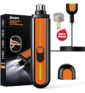 YABIFE 4-Lights Dog Nail Grinder, Easy Quick Locate Dog Nail Trimmers, for Puppy Paw Toenails or ...
