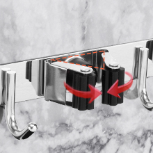 mop rack wall mount