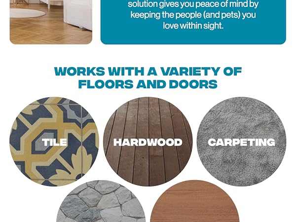 Perfect for patio doors, dorm room entries, office doors, and outdoor gate stoppers