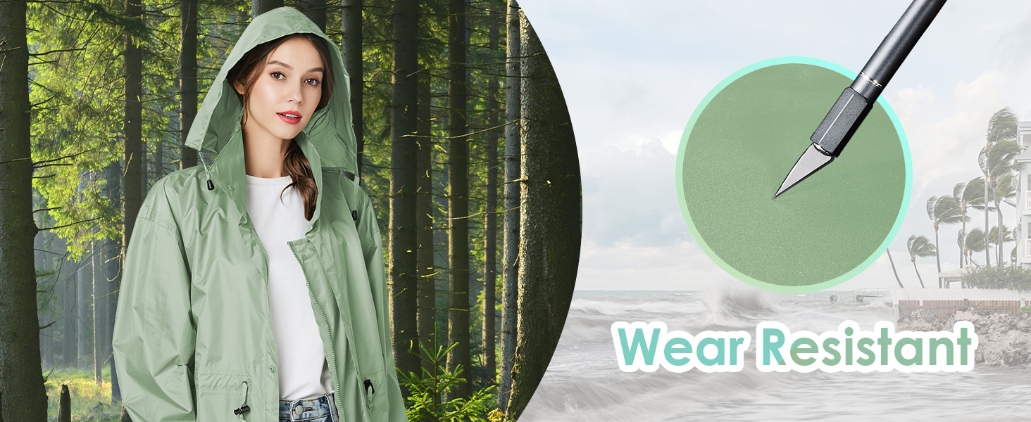 womens rain coat long 2xl lightweight foldable raincoat women’s long rain coat waterproof plus size