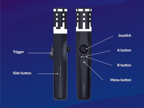 Zapbox controllers with labels