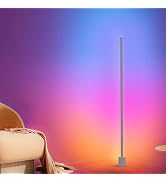 Ailofy LED Floor Lamp, RGBW Corner Lamp Works with Alexa, Google Assistant& App,Smart Modern Lamp...