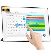 TIXINPO 10.1" Touchscreen Digital Calendar Alarm Clock, Dementia Clocks for Seniors Extra Large D...
