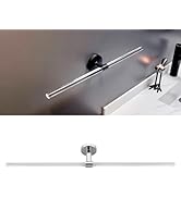 Bathroom Towel Bar, Wall Mount Towel Rack, Acrylic Towel Holder, Waterproof & Rustproof, with Ins...