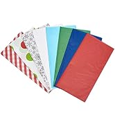 American Greetings 200 Sheets 20 in. x 20 in. Bulk Tissue Paper (Winter Assortment) for Christmas...